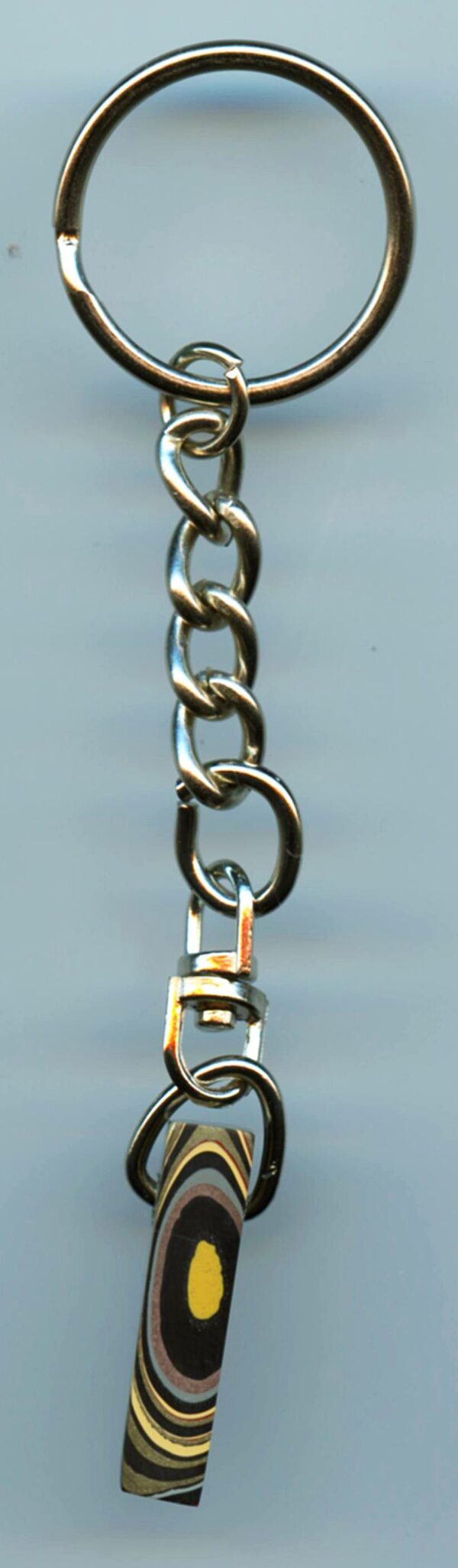 Fordite Keychain - Military Fordite - 27.76mm x 9.73mm x 6.61mm          (3115) - Image 4
