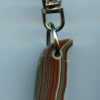 Fordite Keychain - Military Fordite - 33.94mm x 12.11mm x 6.61mm          (3116) - Image 2