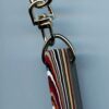 Fordite Keychain - Corvette Fordite - 28.84mm x 9.51mm x 8.63mm          (3118)
