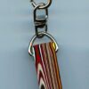 Fordite Keychain - Corvette Fordite - 25.91mm x 11.69mm x 11.3mm          (3119) - Image 2