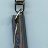 Fordite Keychain - Corvette Fordite - 39.37mm x 9.87mm x 7.78mm          (3122)