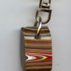 Fordite Keychain - Corvette Fordite - 25.44mm x 15.89mm x 9.06mm          (3128)