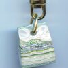 Fordite Keychain - Premium Fordite - 25.39mm x 20.47mm x 6.01mm          (3135)