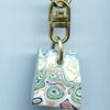 Fordite Keychain - Premium Fordite - 25.39mm x 20.47mm x 6.01mm          (3135) - Image 2